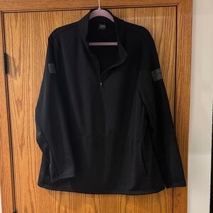 Grunt Style Black Quarter-Zip Pullover